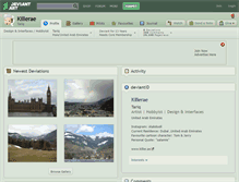 Tablet Screenshot of killerae.deviantart.com