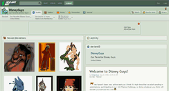 Desktop Screenshot of disneyguys.deviantart.com