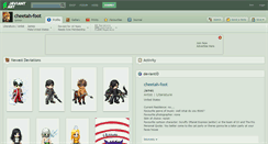 Desktop Screenshot of cheetah-foot.deviantart.com