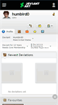 Mobile Screenshot of humbird0.deviantart.com