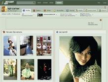 Tablet Screenshot of epi-corner.deviantart.com