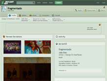 Tablet Screenshot of fragmentado.deviantart.com