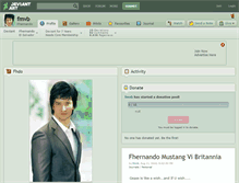 Tablet Screenshot of fmvb.deviantart.com