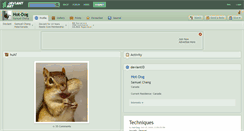 Desktop Screenshot of hot-dog.deviantart.com