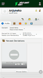 Mobile Screenshot of anjuneko.deviantart.com