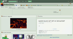 Desktop Screenshot of bandana-pheonyx.deviantart.com