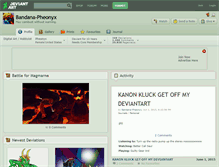 Tablet Screenshot of bandana-pheonyx.deviantart.com