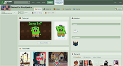 Desktop Screenshot of domo-for-president.deviantart.com