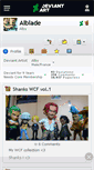 Mobile Screenshot of alblade.deviantart.com
