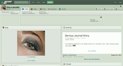 Desktop Screenshot of emy-lancelle.deviantart.com