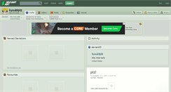 Desktop Screenshot of kyuubiplz.deviantart.com
