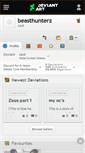 Mobile Screenshot of beasthunterz.deviantart.com
