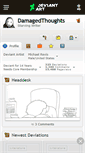 Mobile Screenshot of damagedthoughts.deviantart.com