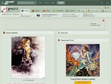 Tablet Screenshot of ginty212.deviantart.com