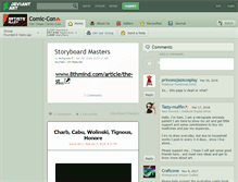 Tablet Screenshot of comic-con.deviantart.com