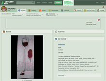 Tablet Screenshot of mouxo.deviantart.com