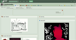 Desktop Screenshot of colmillosombra.deviantart.com