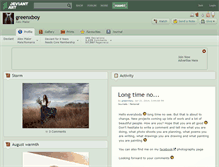 Tablet Screenshot of greenxboy.deviantart.com