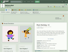 Tablet Screenshot of malconvoker.deviantart.com