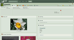 Desktop Screenshot of greeengirl.deviantart.com