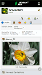 Mobile Screenshot of greeengirl.deviantart.com