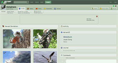 Desktop Screenshot of metadraxis.deviantart.com