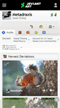 Mobile Screenshot of metadraxis.deviantart.com