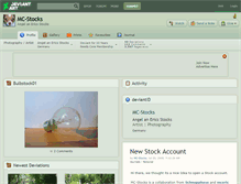 Tablet Screenshot of mc-stocks.deviantart.com