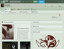 Tablet Screenshot of amorius.deviantart.com