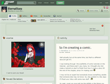 Tablet Screenshot of eternalslurp.deviantart.com