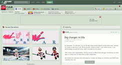 Desktop Screenshot of fjojr.deviantart.com