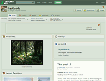Tablet Screenshot of liquidshade.deviantart.com
