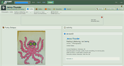 Desktop Screenshot of jenny-thunder.deviantart.com