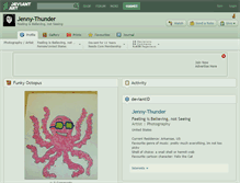Tablet Screenshot of jenny-thunder.deviantart.com