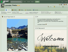Tablet Screenshot of lavander-thistle.deviantart.com