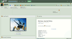 Desktop Screenshot of ezkexis.deviantart.com