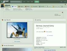 Tablet Screenshot of ezkexis.deviantart.com