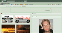Desktop Screenshot of darrendriven.deviantart.com