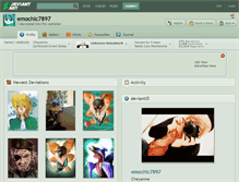 Tablet Screenshot of emochic7897.deviantart.com