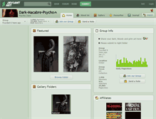 Tablet Screenshot of dark-macabre-psycho.deviantart.com