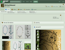 Tablet Screenshot of db-northbound.deviantart.com