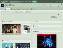 Tablet Screenshot of photonikfrenzy.deviantart.com