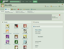 Tablet Screenshot of naru-akita.deviantart.com