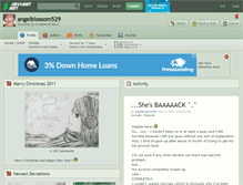 Tablet Screenshot of angelblossom529.deviantart.com