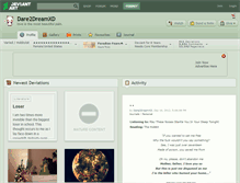Tablet Screenshot of dare2dreamxd.deviantart.com