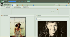 Desktop Screenshot of jackohearts.deviantart.com