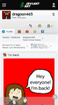 Mobile Screenshot of dragoon465.deviantart.com