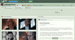 Desktop Screenshot of goldrangerkicksass.deviantart.com