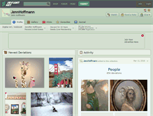 Tablet Screenshot of jennhoffmann.deviantart.com