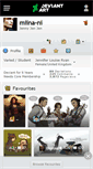 Mobile Screenshot of miina-ni.deviantart.com